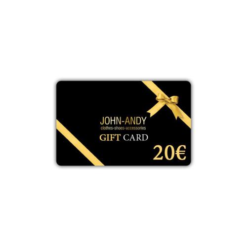 JOHN-ANDY Δωροεπιταγή 20 Ευρώ